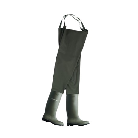 Waders néoprène anti coupure avec bottes sécurité S5